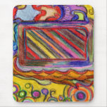 Abstract Colorful Artwork Mouse Pad