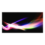 Abstract Colorful Fractal Textured photo cards
