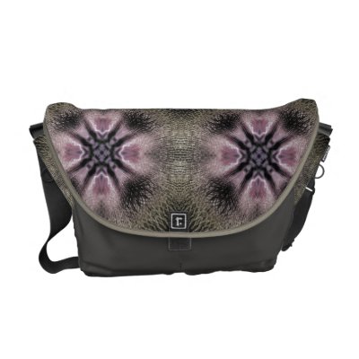 Abstract Colorful Messenger Bag by photoshopper