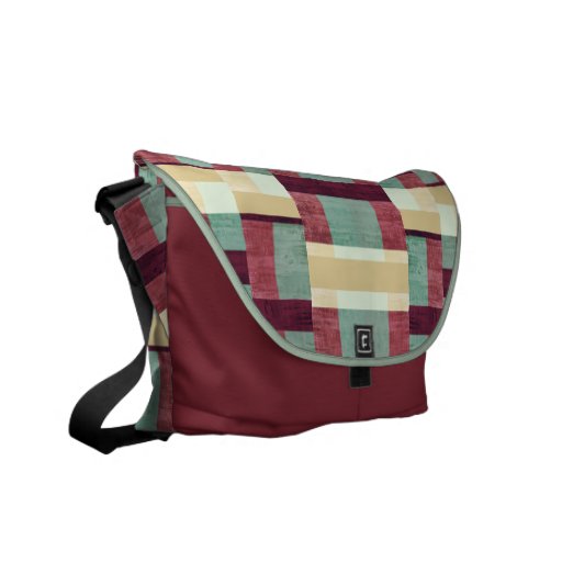 Abstract Colorful Messenger Bag