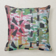 Abstract Colorful Pillow