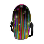 Abstract Colors Lights & Stripes messenger bag