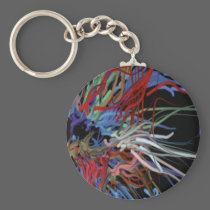 Abstract Colours keychains