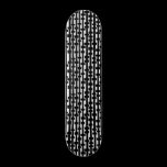 Abstract Columns - Black on White skateboards