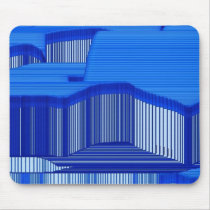 Abstract Computer Blue Stripes mousepads by eelkat Abstract Computer Blue Stripes mousepads