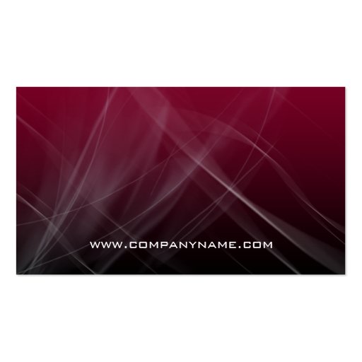 Abstract Computer Business Card Burgundy Hi-Tech (front side)