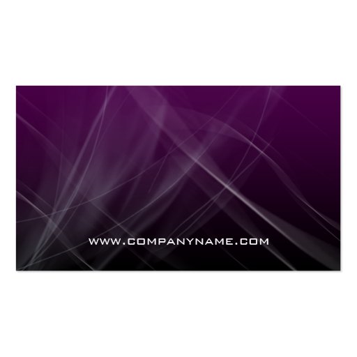 Abstract Computer Business Card Purple Hi-Tech (front side)