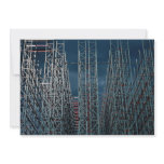Abstract Construction of warehouse storage buildin Custom Invitation