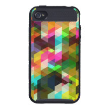 Abstract Cool Geometric Vector Pattern iPhone 4 Covers