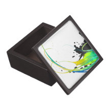 Abstract cool waters Paint Splatters Premium Gift Boxes
