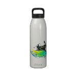 Abstract cool waters Paint Splatters Drinking Bottle