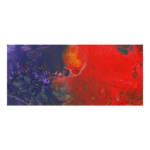 Abstract - Crayon - Andromeda Personalized Rack Card