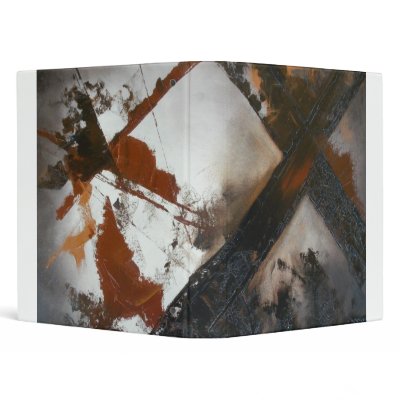 Abstract Cross Vinyl Binder by artinfusion