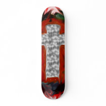 Abstract Cross Skate Deck