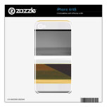Abstract Crown and Yellow Skin For The iPhone 4S