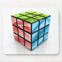 Abstract Cube mousepads