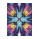 Abstract Cubes of Color Post Card
