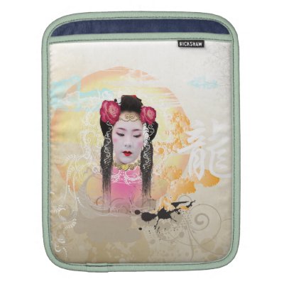Abstract Cultural Art Sleeve For Ipads by HuesReDesign