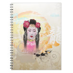 Abstract Cultural Art Spiral Notebooks