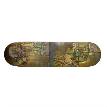 Abstract skateboards