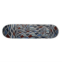 Abstract Custom Skateboard