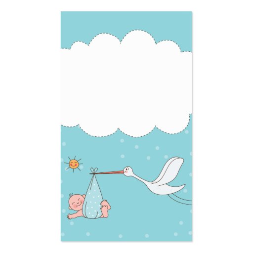 abstract cute lovely fun business card template (front side)
