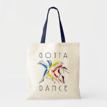 Abstract Dancers - Gotta Dance Canvas Bags