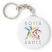Abstract Dancers - Gotta Dance Keychains
