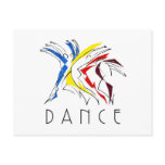 Abstract Dancers - Gotta Dance postcards