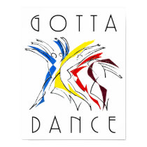 Abstract Dancers - Gotta Dance Poster posters