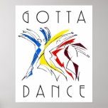 Abstract Dancers - Gotta Dance posters