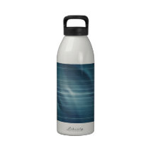 Abstract dark futuristic design reusable water bottles