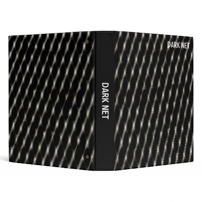 Abstract - Dark Net Vinyl Binders by artberry