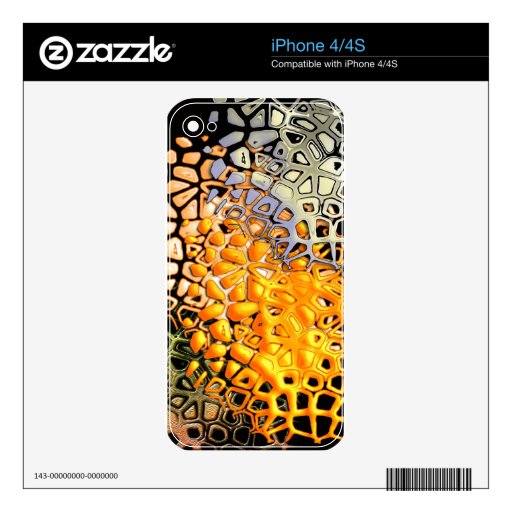ABSTRACT DECAL FOR iPhone 4