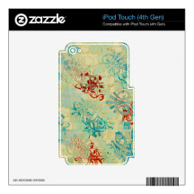 Abstract Deco Creative Design Skin iPod Touch 4G Skin