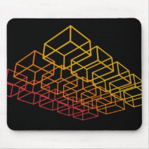 Abstract Design - 3D Squares - Mouse Pad mousepads