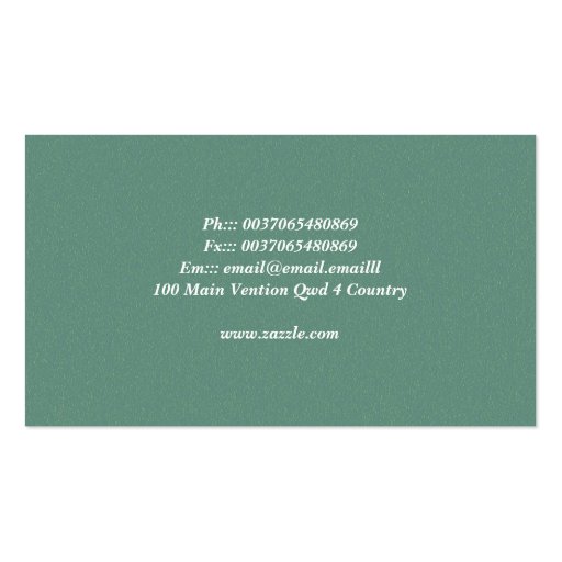 abstract design business card (back side)