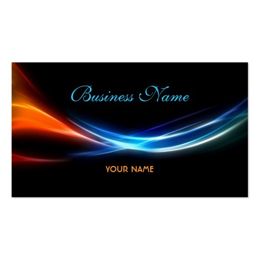 Abstract Design Business Card (front side)