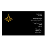 Abstract design, fiery amber and black. business card templates