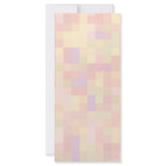 Abstract Design in Pastel Colors. Rack Card
