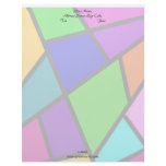 Abstract design letterhead