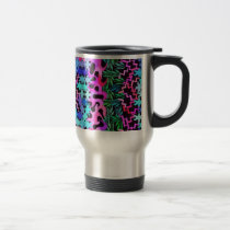 Abstract design travel mug