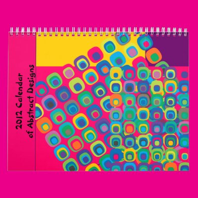 Abstract Designs 2012 Calendar Zazzle_calendar