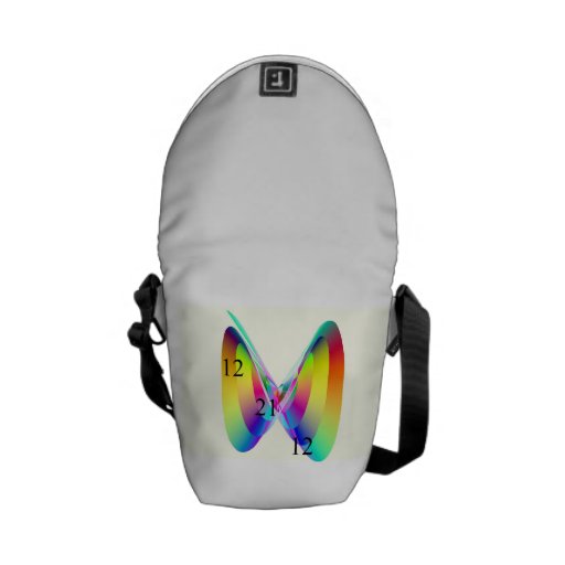 Abstract Digital Butterfly Bag
