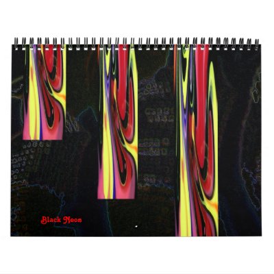 Abstract Digital Paintings Calendar by Debrene