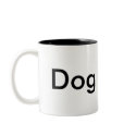 Abstract Dog Illustration mugs