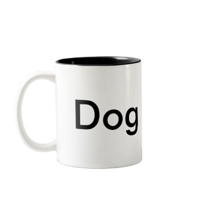 Abstract Dog Illustration Coffee Mug by RLMdesignes