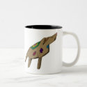 Abstract Dog Illustration mugs by RLMdesignes Abstract Dog Illustration mugs