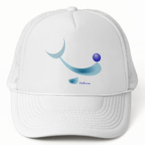 Abstract Dolphin Character hats