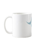 Abstract Dolphin Character Mug